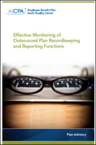 Effective Monitoring of Outsourced Plan Recordkeeping_Cover