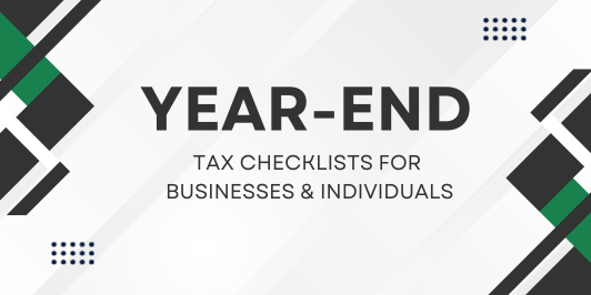 year-end tax checklists
